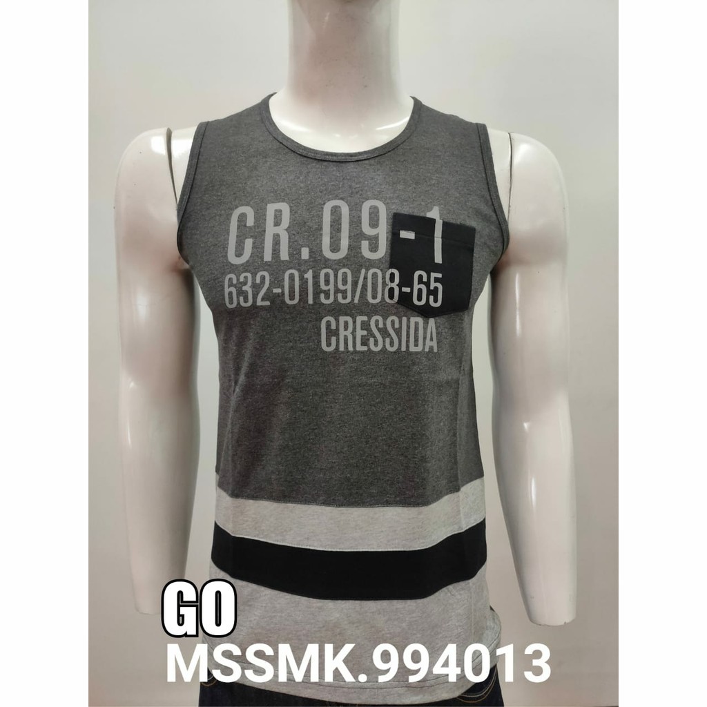 gos CRESSIDA SINGLET PRIA cressida kaos dalam pria cressida 100% original