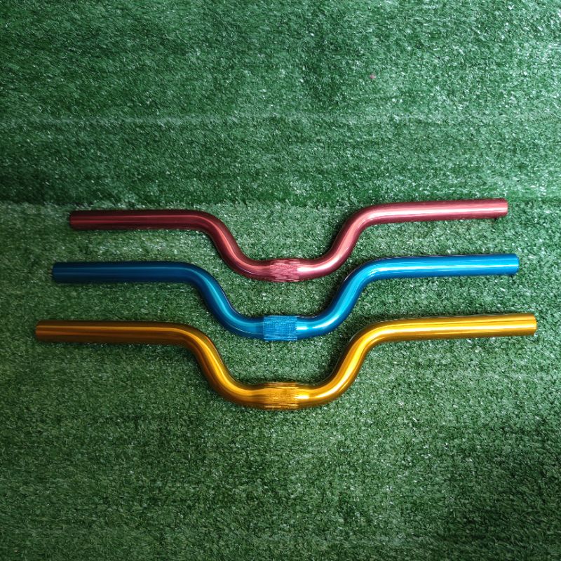 Handlebar united alloy 25.4 fixie Seli lipat stang rise bar 25 4 non os standar fixie alloy