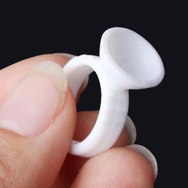 10PCS Ring glue size s / ring ink type s / cincin lem bulu mata tipe s