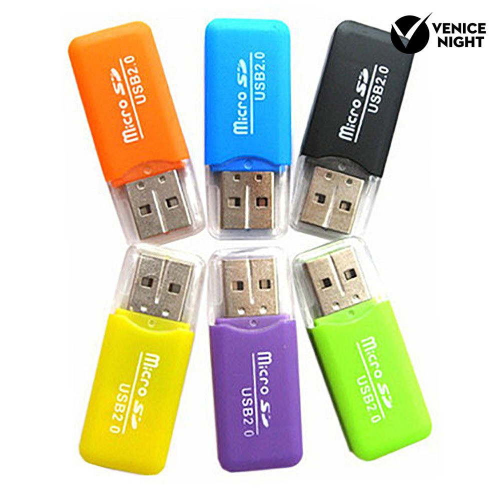 (Veni) Card Reader Tf Micro Usb 2.0 Untuk Laptop