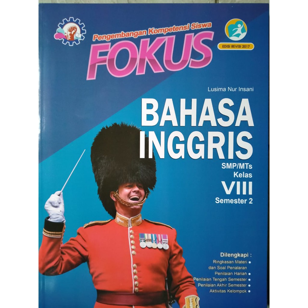 Buku Fokus Smp Bhs Inggris Kelas Viii Semester Ii Shopee Indonesia