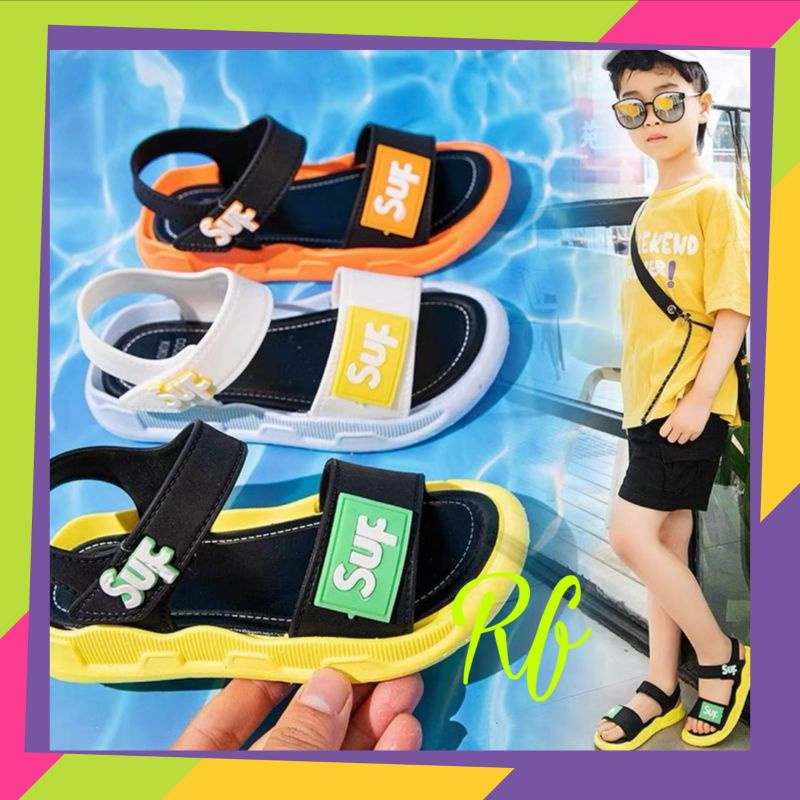 Sepatu Sandal Gunung Anak Pria SUF import high Quality RF