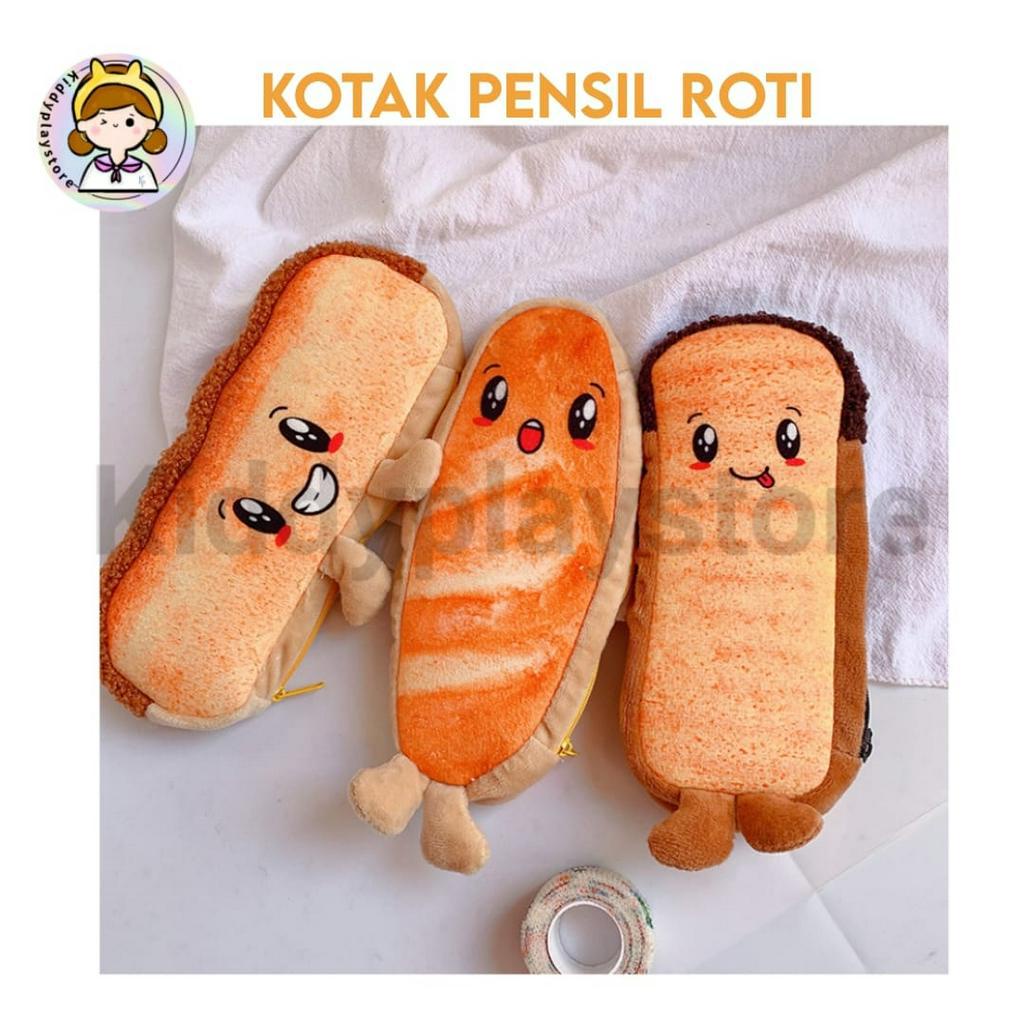 

Kotak Pensil Roti Lucu Astetik / Bread Pencilcase / Toast Bread / Kotak Pensil Roti Panggang Pisang