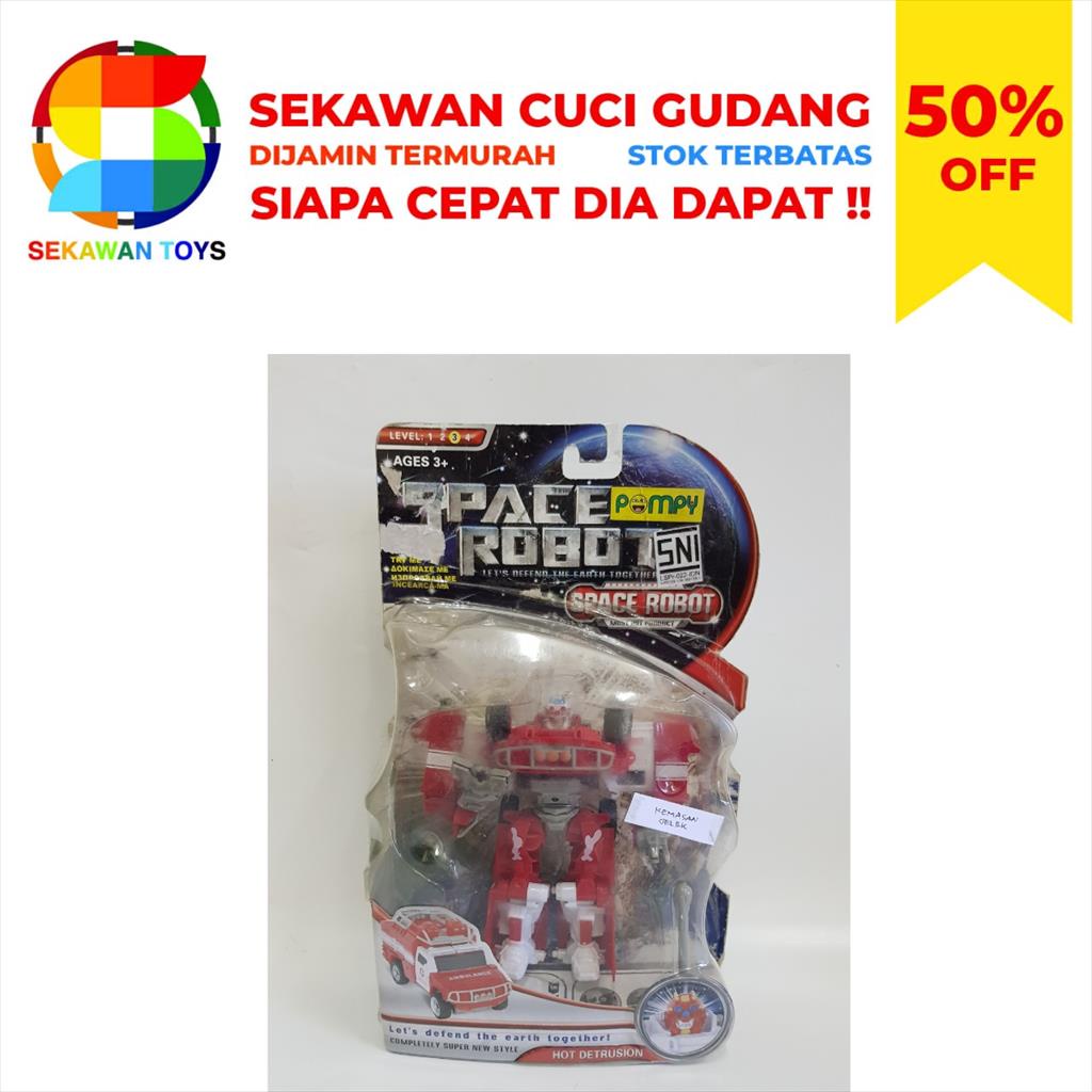 Mainan Robot Action/ Mainan Robot Space Pompy SEKAWAN SALE 08