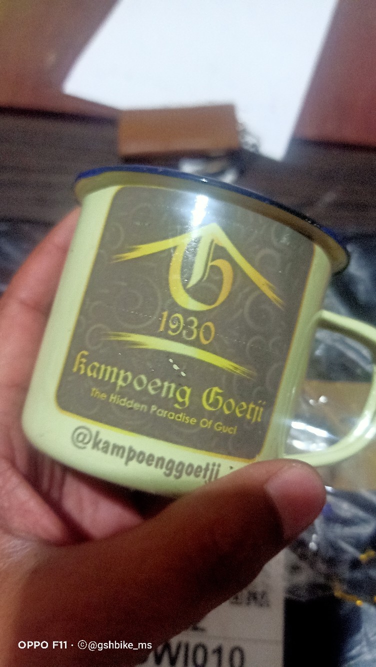 Souvenir Gelas Enamel (7cm)