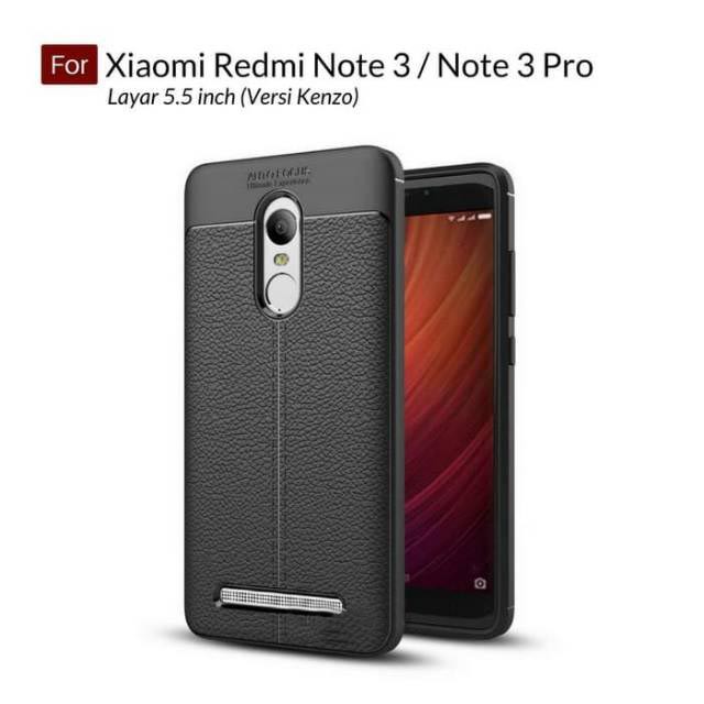 Case Auto Focus Softcase Casing for Xiaomi Redmi Note 3 - Hitam