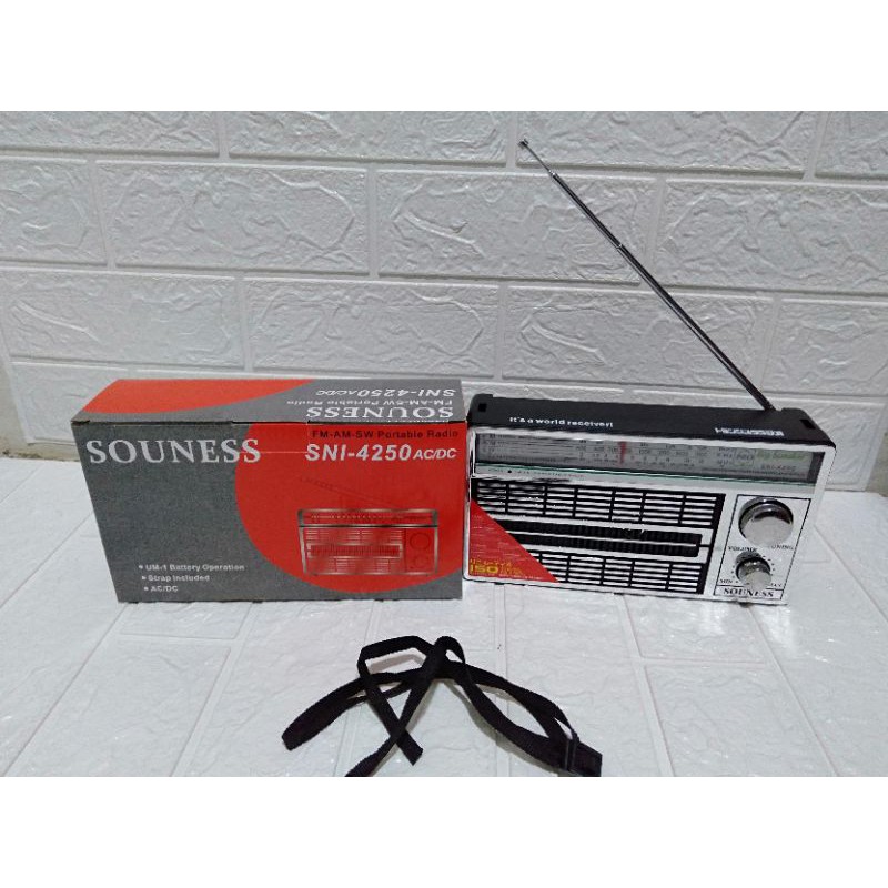 Radio Rodja SOUNESS SNI-4250 AM FM Radio AC/DC