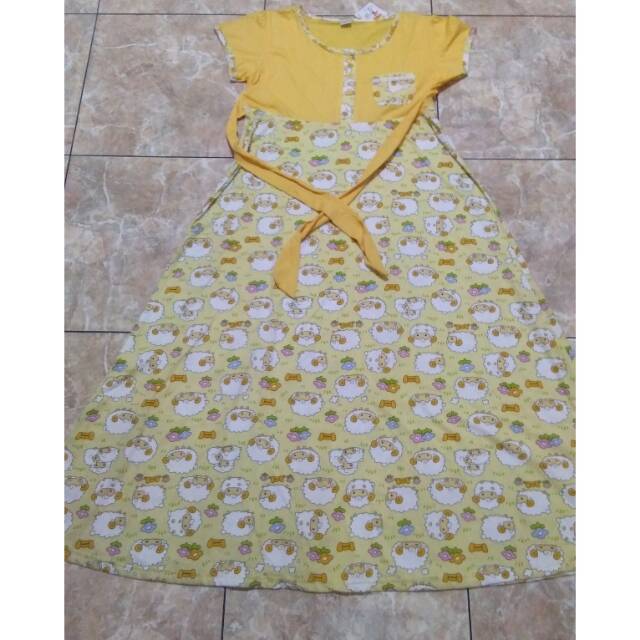 Daster amro klok panjang lengan pendek promo