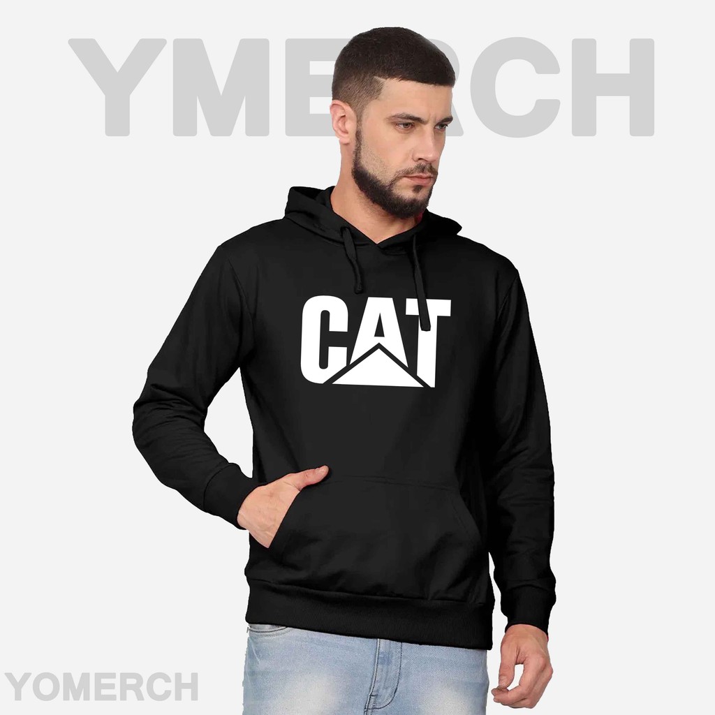 Jaket Sweater Hoodie CATERPILAR CAT Simple Keren  Yomerch