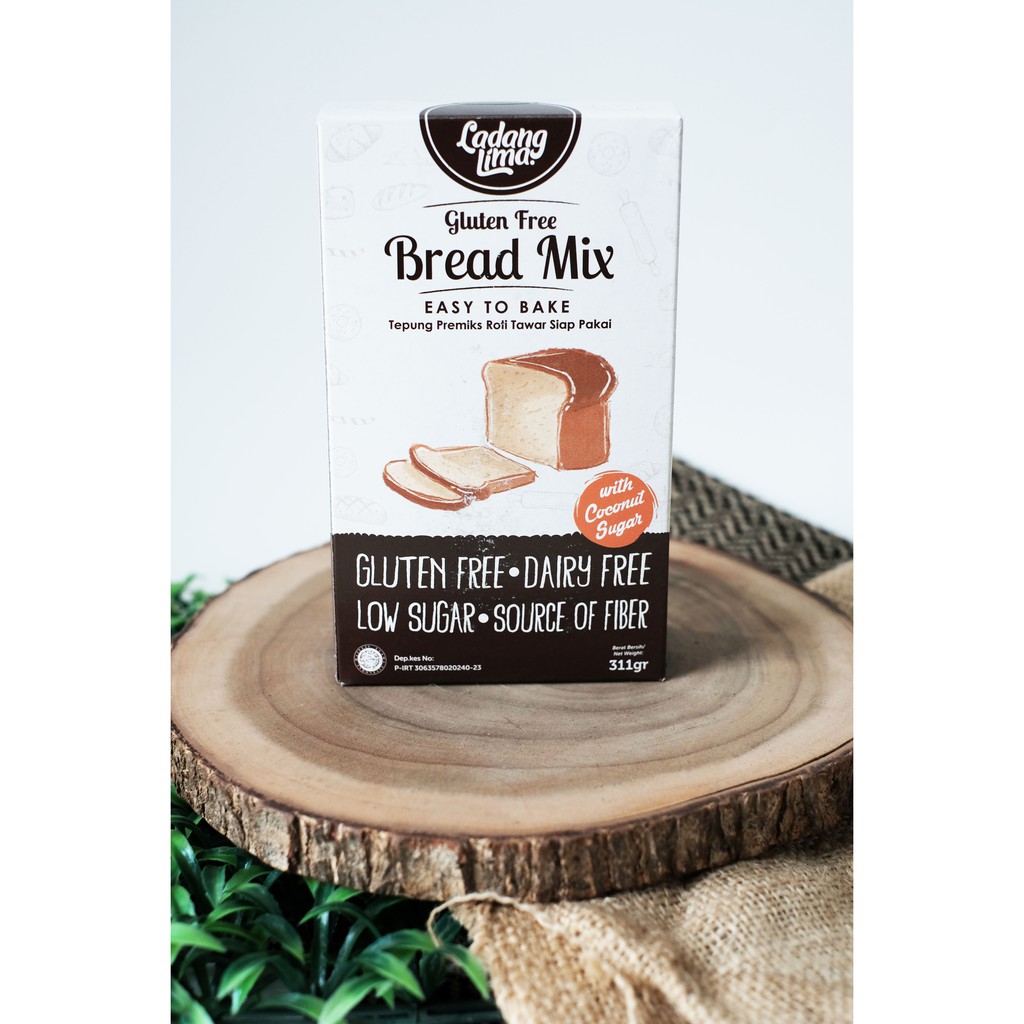 Ladang Lima Gluten Free Bread Mix Tepung Roti 311gr