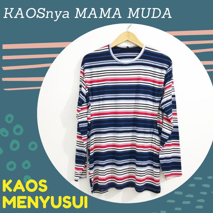 BAJU BUSUI KAOS  MENYUSUI WANITA LENGAN TANGAN  PANJANG  