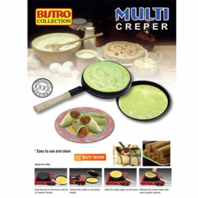 Bistro crepe maker wajan kwalik cetakan dadar gulung risoles