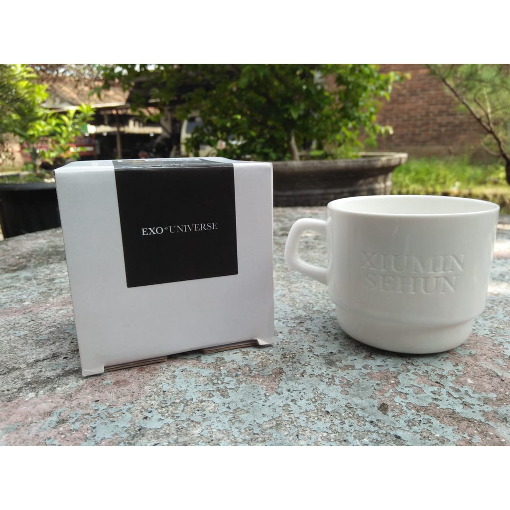 exo universe mug [ xiumin & sehun ]