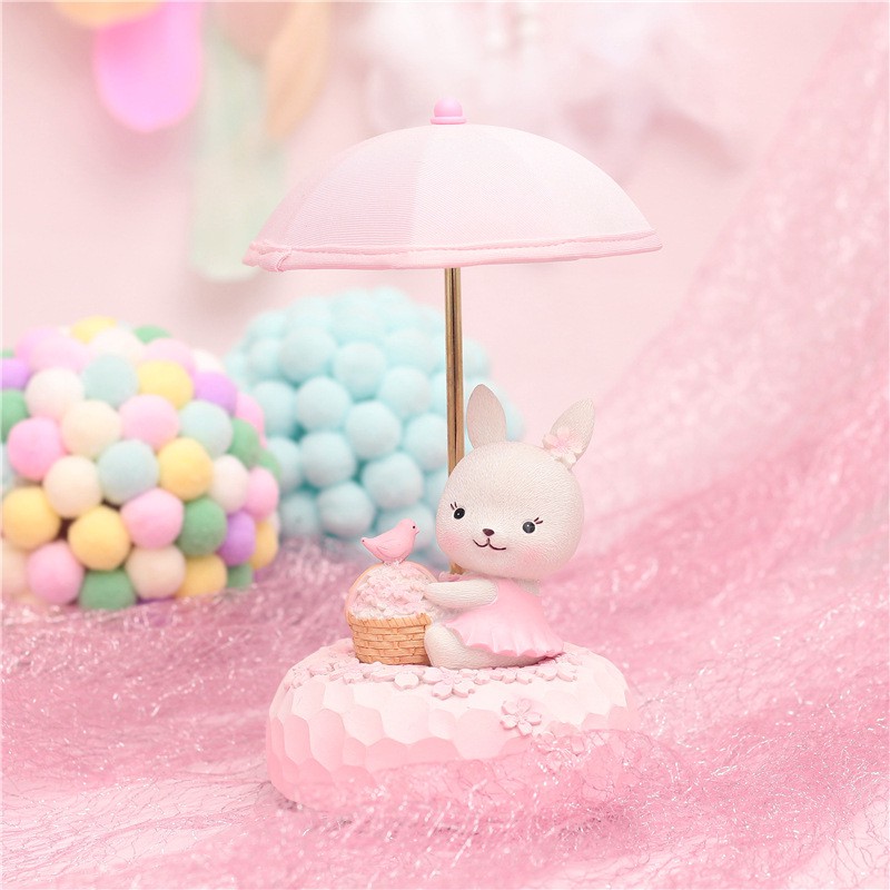 LRC Lampu Tidur Hiasan Anak Cute Bedroom LED Lamp with Umbrella