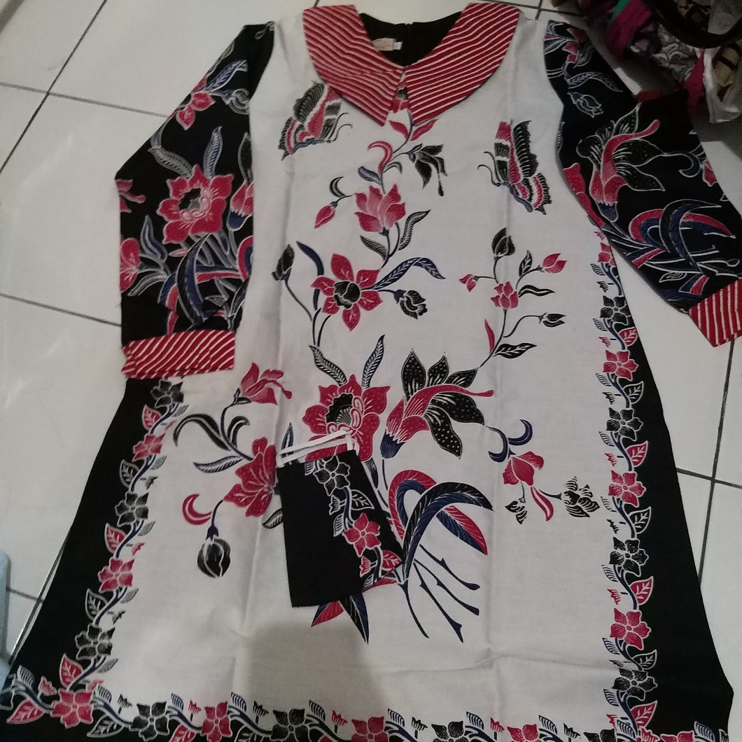 Blezer Batik Lapis Trikot Batik Solo Bisa Custom