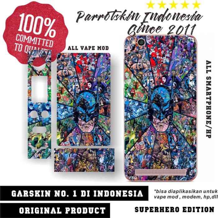 Garskin all type Iphone samsung LG zenfone vivo oppo superhero case