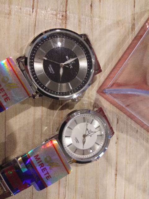jam tangan couple mirete rantai (harga untuk satuan)