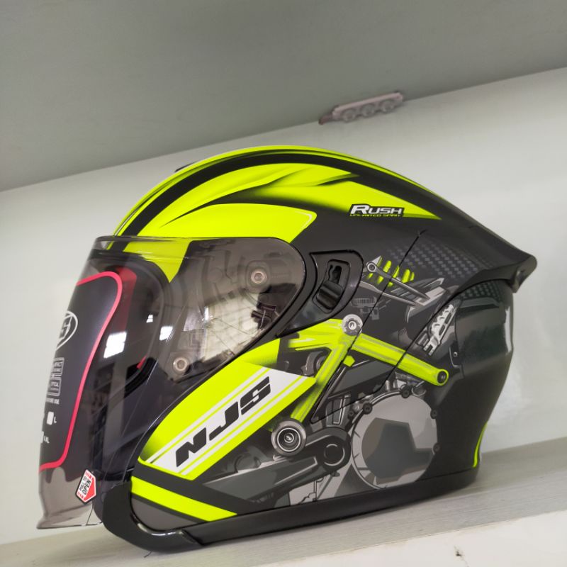 helm half face njs kairoz rush yellow baru-2