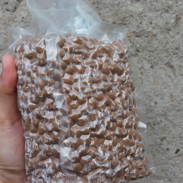 

boba hitam mentah