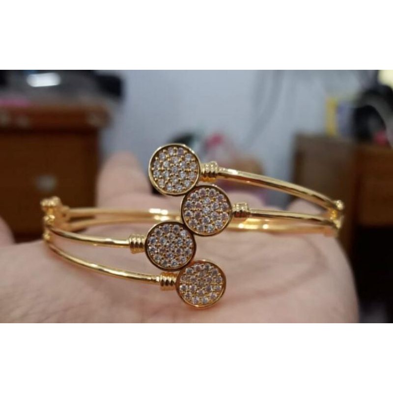 gelang tangan wanita //perhiasan //gelang Bangle //gelang