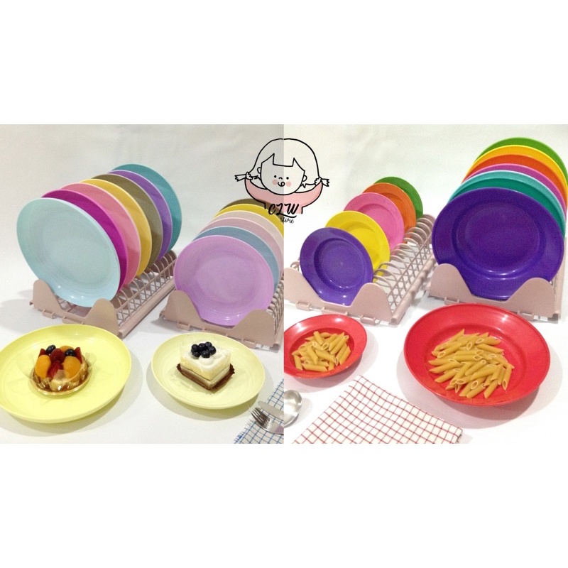 Piring Plastik / Piring Makan Plastik / Piring Besar / Piring Kecil / Piring LUSINAN / Piring Souver