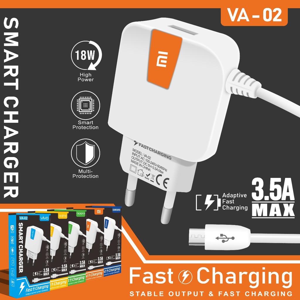 BOS - TC BRANDED 3.5A VA02 CHARGER CASAN