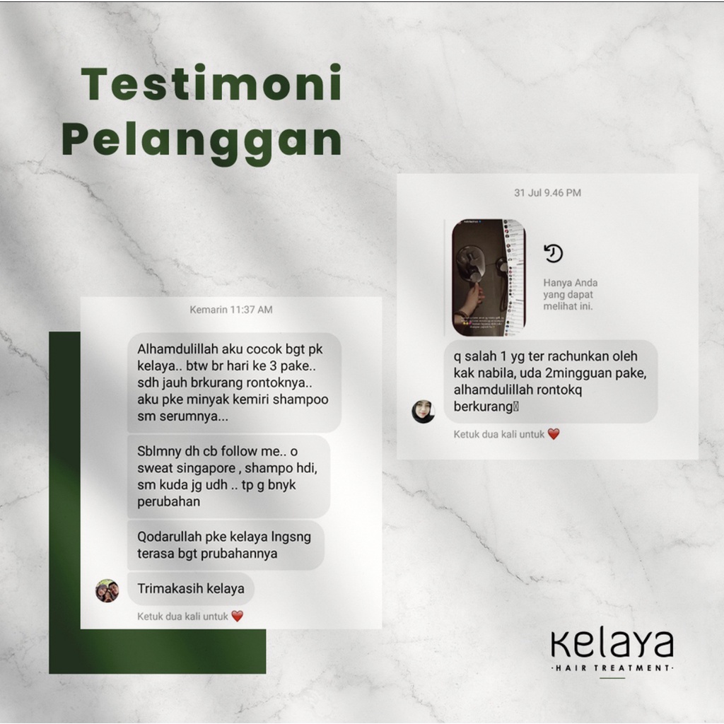 Kelaya Hair Serum 20ml - Serum Rambut Rontok