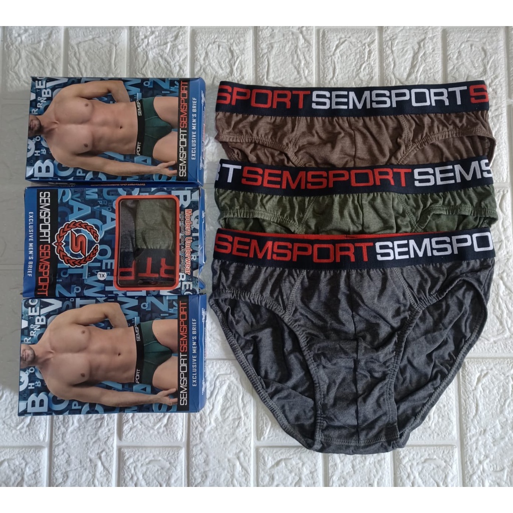 3 PCS CELANA DALAM PRIA SEM 923 / UNDERWEAR PRIA MURAH