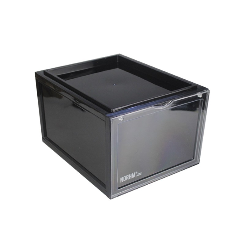 NORHM MODULAR LABORATORY Shoe Container - Herness 36x28x22 - BLACK