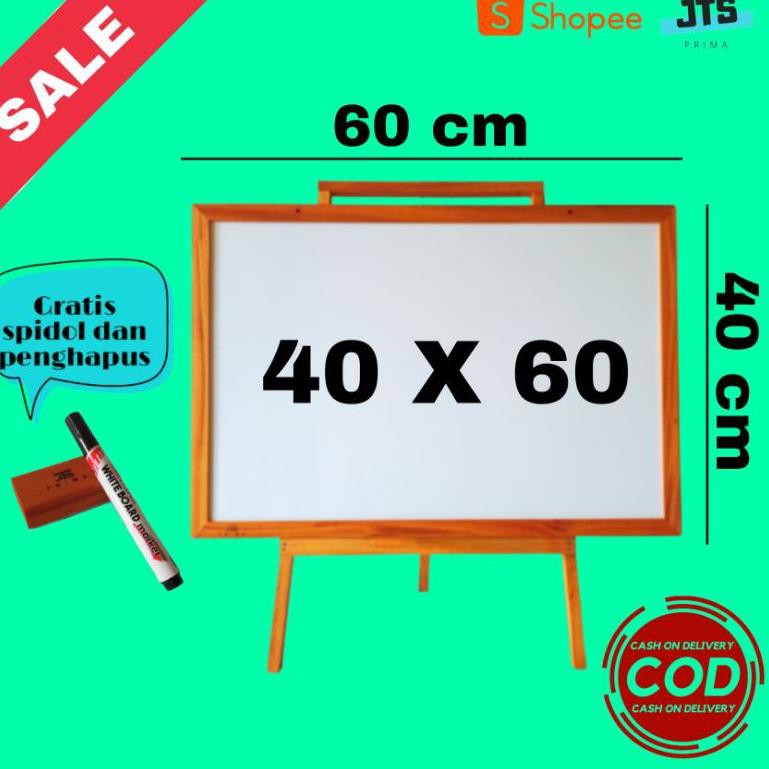 

Sale's termurah Papan Tulis Anak / White Board 40X60 GRATIS SPIDOL DAN PENGHAPUS S90C01,,!|!