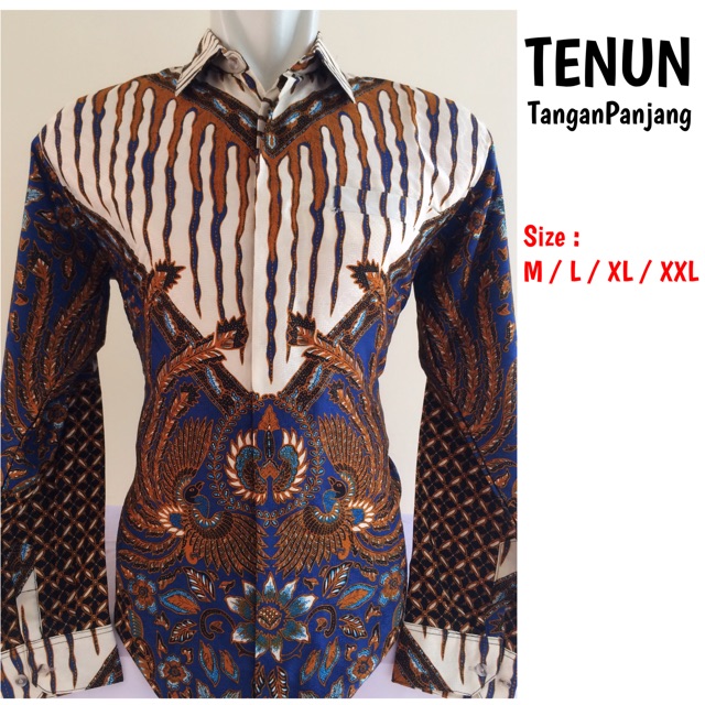 Batik Tenun Garuda Biru Shopee Indonesia