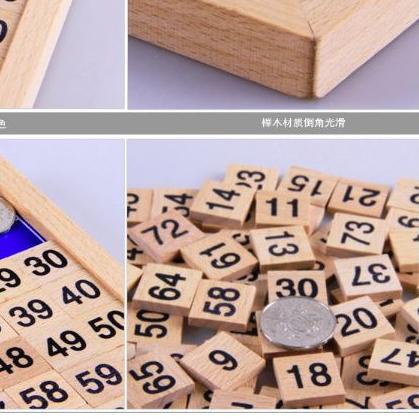 ☟ TweedyToys - Papan Kayu Montessori 1-100 - Montessori Apparatus 1-100 ℮