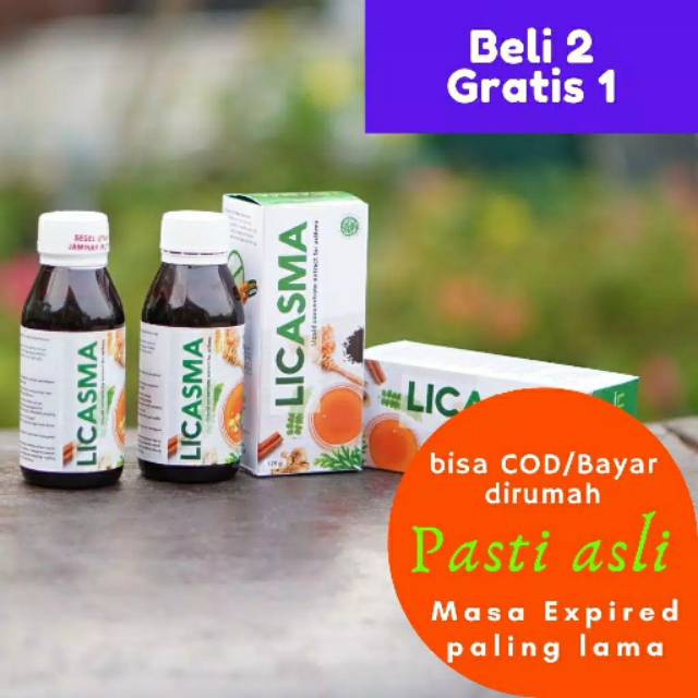

LICASMA MADU OBATI ASMA - TBC, OBAT PARU-PARU, BATUK BERDAHAK AMPUH BELI 2 DAPAT 3 BOTOL HERBAL