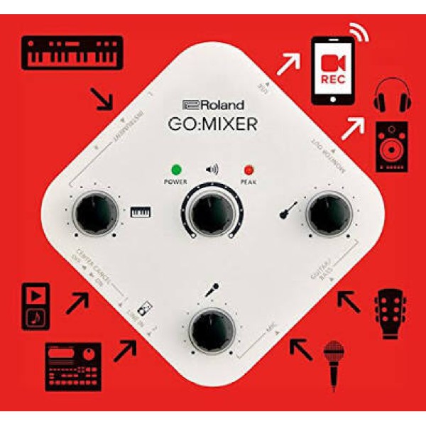 Termurah Roland GO-Mixer | Audio Mixer For Smartphones