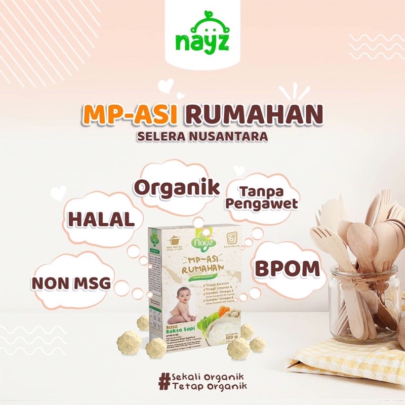 Nayz MPASI Rumahan Rasa Bakso Sapi 100GR