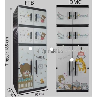 LEMARI PLASTIK GANTUNGAN STIKER  BAJU JUMBO LEMARI PLASTIK GANTUNGAN  BAJU LEMARI PAKAIAN PLASTIK GA