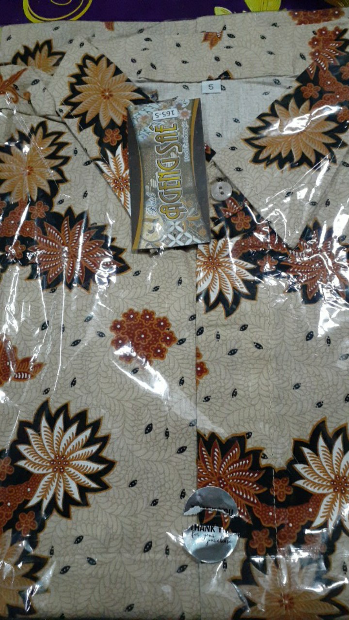 Kemeja Batik Katun Pria Jumbo Big Size Ageng Sae 5xl, 6xl, 7xl #165