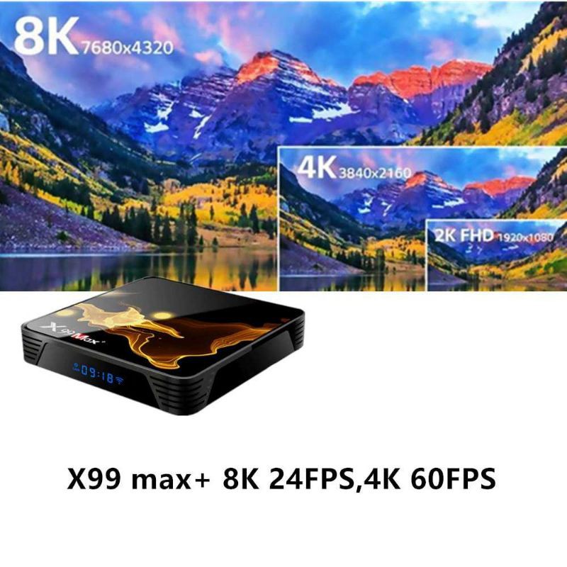 Smart TV Box 8K XGODY  Android 9.0 4GB 32GB - X99 Max+