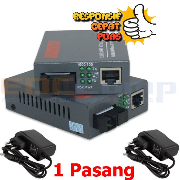 Netlink HTB-GS03 Gigabit Media Converter Fiber Optic 10/100/1000 Mbps