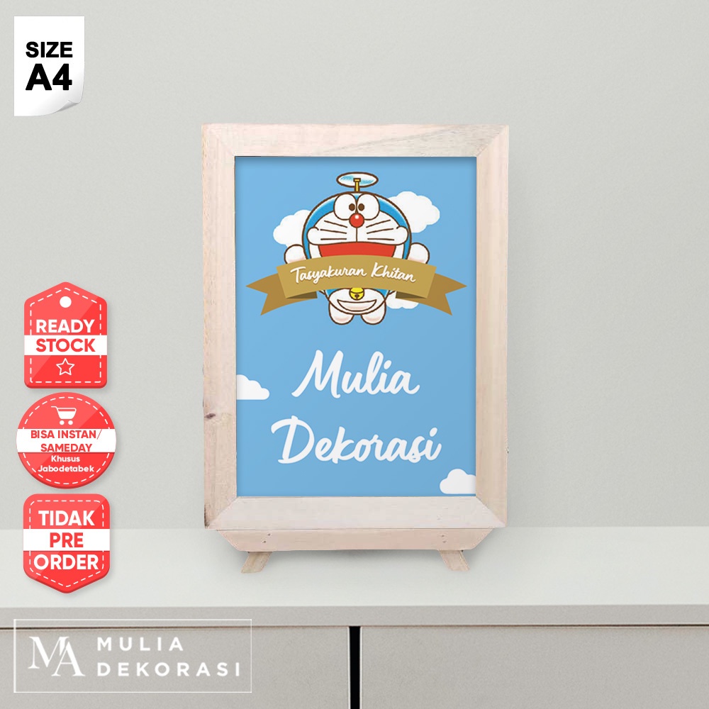 Template Gambar Papan Print Laser Ukuran A4 Lengkap Dengan Papan Custom 4 7 Bulan Khitan Aqiqah Syukuran