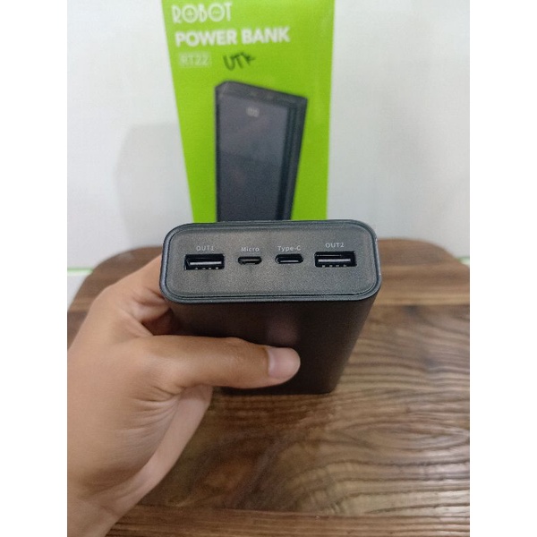 POWERBANK ROBOT RT22 ORIGINAL 20000mAh