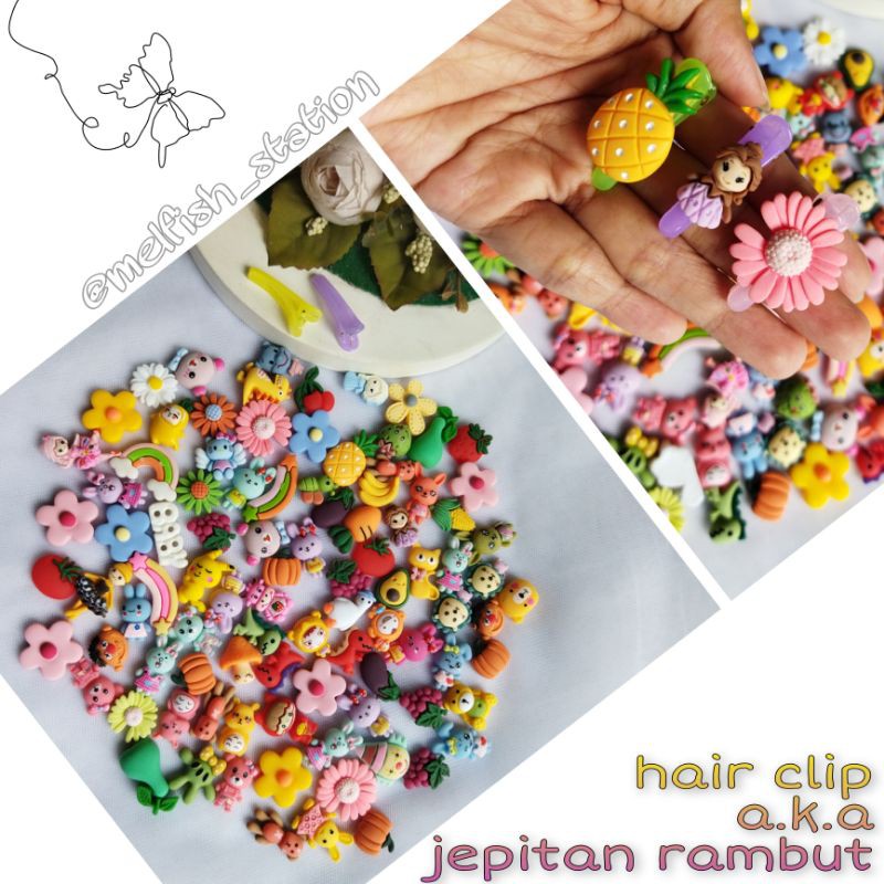(MELFISH) MIN.ORDER 3PCS - JEPIT RAMBUT/JEPITAN RAMBUT ANAK/AKSESORIS RAMBUT/AKSESORIS CEWEK