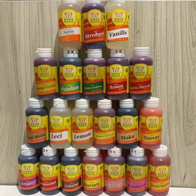 

Pasta Perisa Essence Cair Makanan 60ml ALL VARIAN Koepoe / Kupu-Kupu