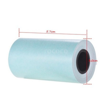 STICKER KERTAS THERMAL BISA LEM LANGSUNG Sticker Paper Roll 57*30mm(2.17*1.18in) PAPERANG PERIPAGE