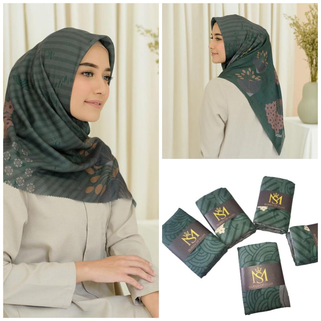 Hijab Denay/ Segiempat Denay/ Lasercut/ Denay/ Kerudung Motif Baru/ Jilbab Denay-5