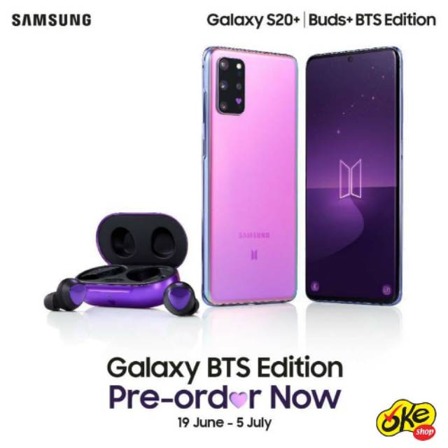 Samsung Galaxy S20 Plus Purple Bts Edition Buds Bts Edition Indonesia