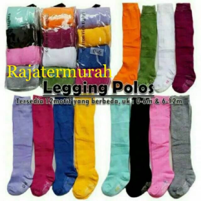 LEGGING BAYI POLOS C’LOVE/CATTON RICH (1PCS)