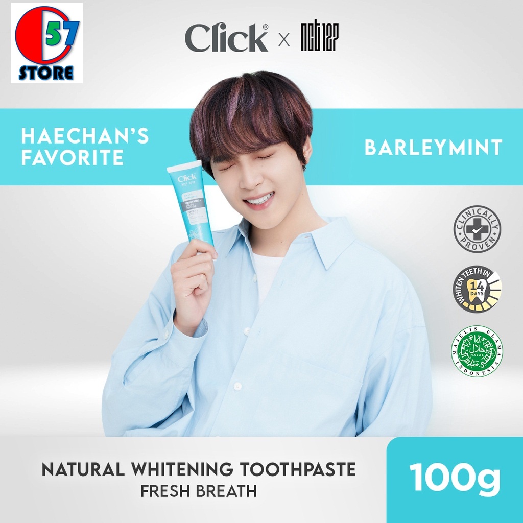 Click Natural Toothpaste Whitening + Fresh Breath