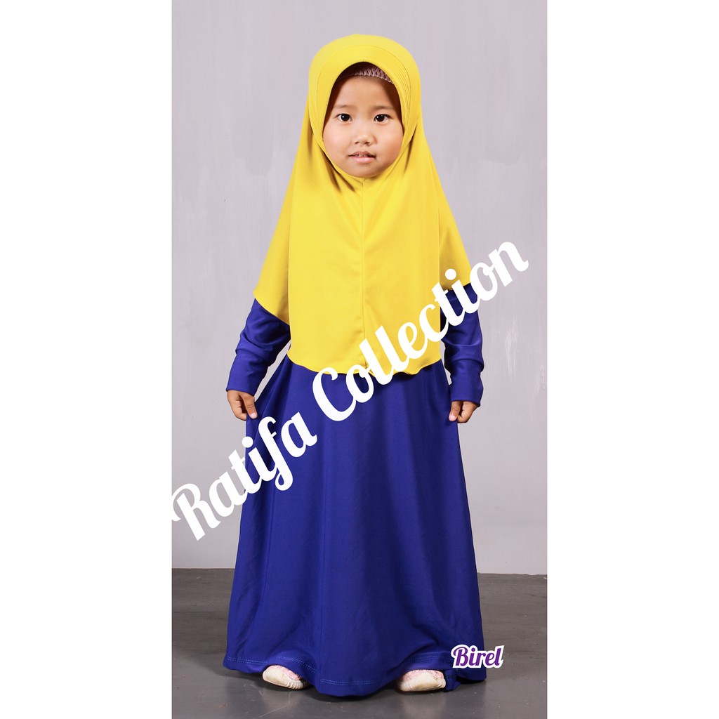 Gamis Jersey Anak Umur 9-10Thn/Baju muslim anak/pkaian muslim || By ratifa collection