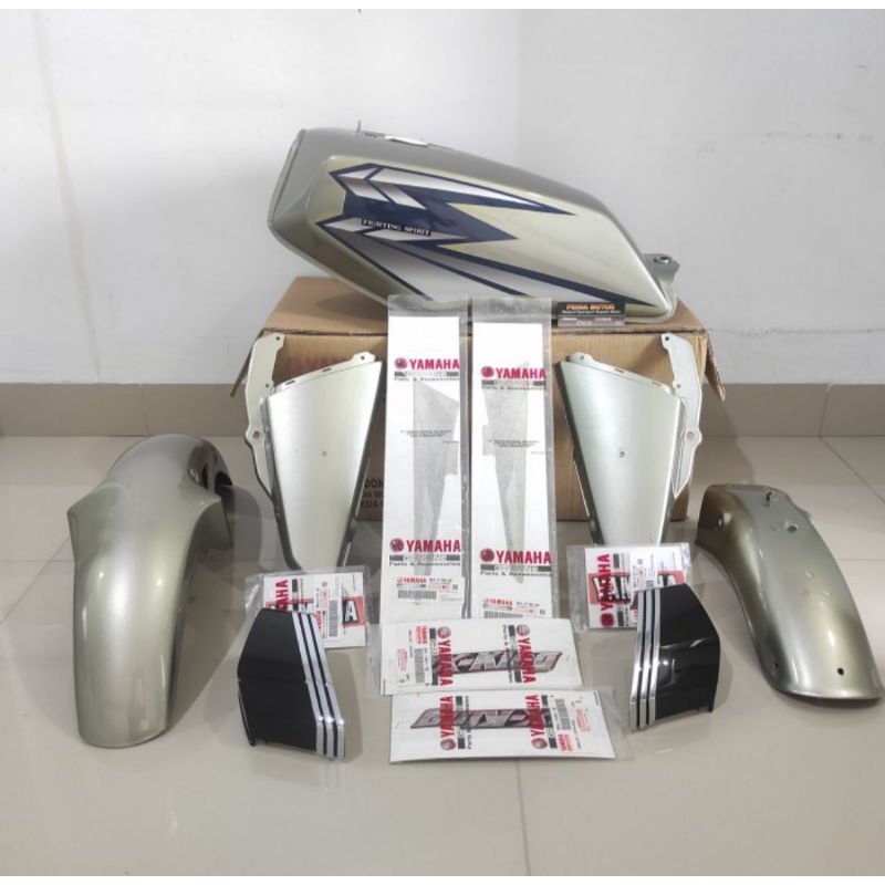 TANGKI BENSIN RX KING GOLD 2002 SET TANGKI RX KING 2002 GOLD ORI YAMHA